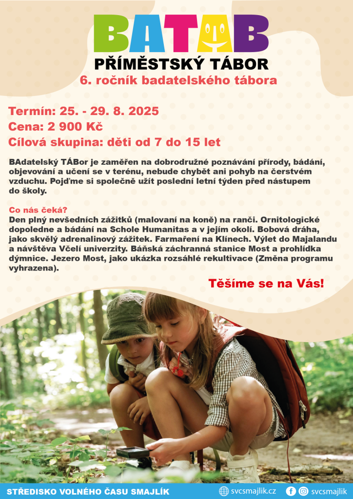 BATAB - Badatelský tábor 2025