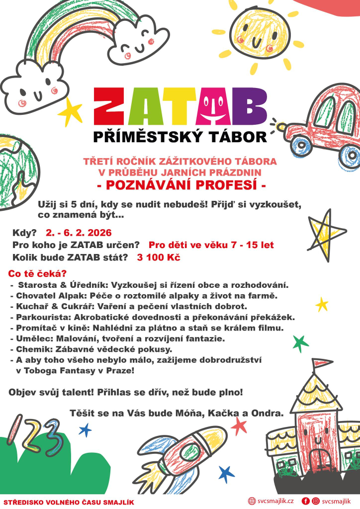 ZATAB - Zážitkový jarní tábor 2026